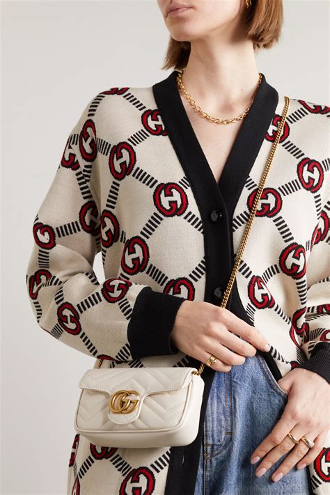 gucci marmont white super mini|gg marmont mini shoulder bag.